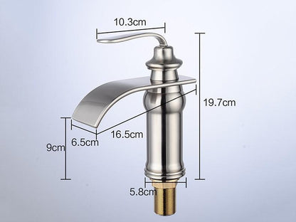 Vintage Brass Waterfall Faucet