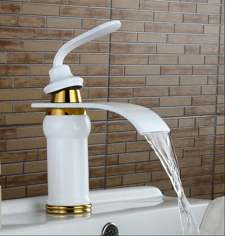 Vintage Brass Waterfall Faucet