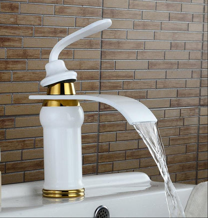 Vintage Brass Waterfall Faucet