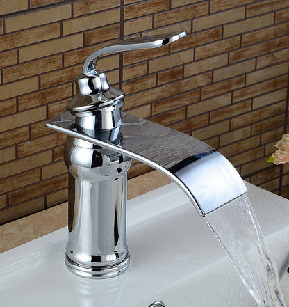 Vintage Brass Waterfall Faucet