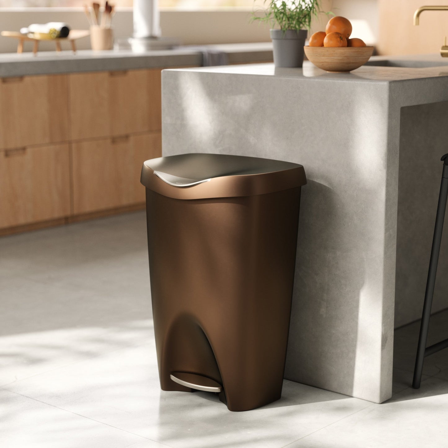 Step On Trash Can