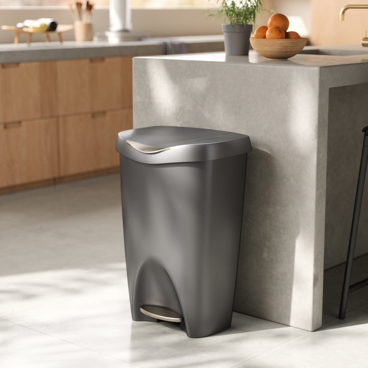 Step On Trash Can